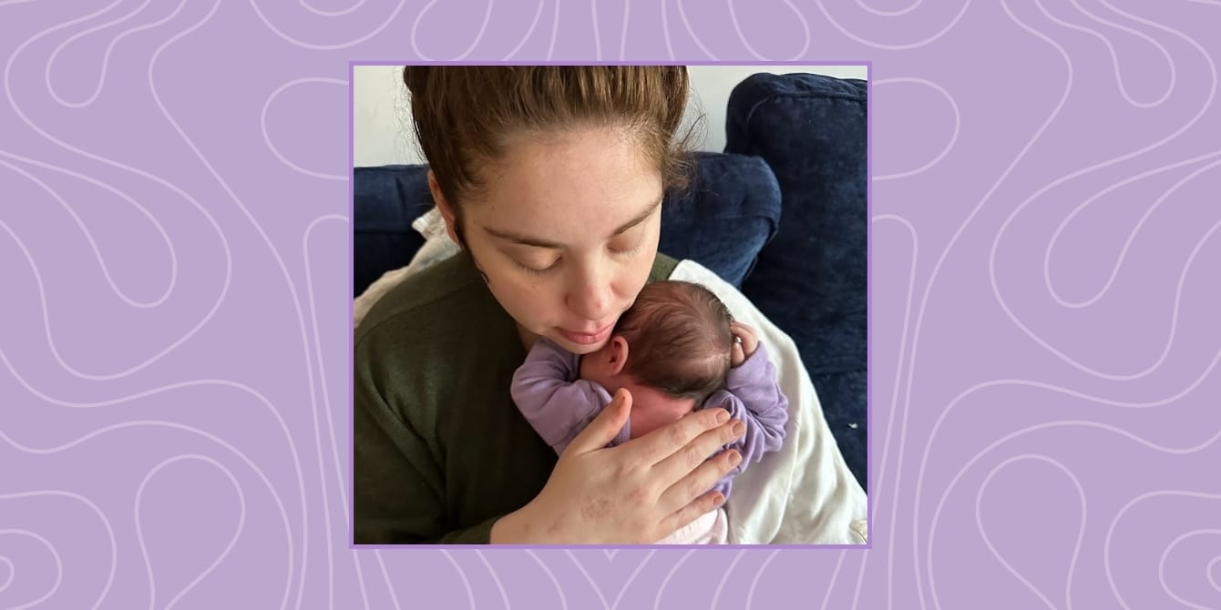 Postpartum depression left me isolated—here’s how I built a village for moms Postpartum depression: An image of a mother cradling her newborn