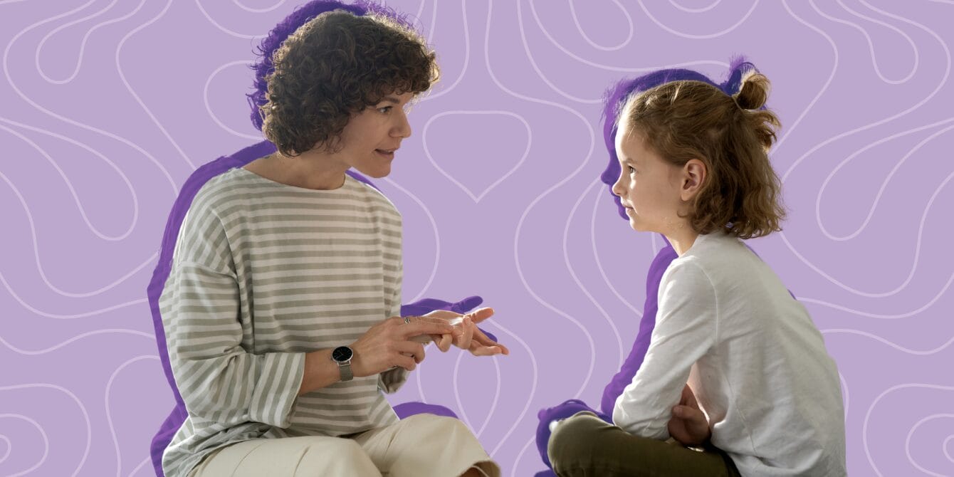 How to talk to kids about the DC plane crash with compassion and reassurance A mother talking to her child about the DC
