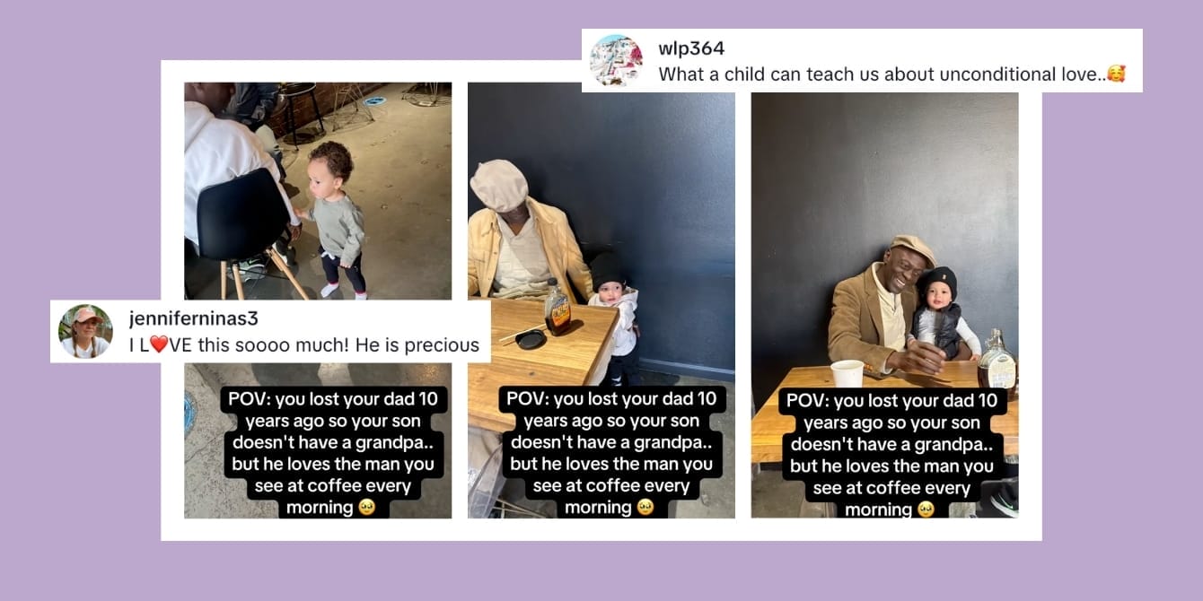 This mom’s son befriended a coffee shop stranger—and it’s the sweetest thing you’ll see today