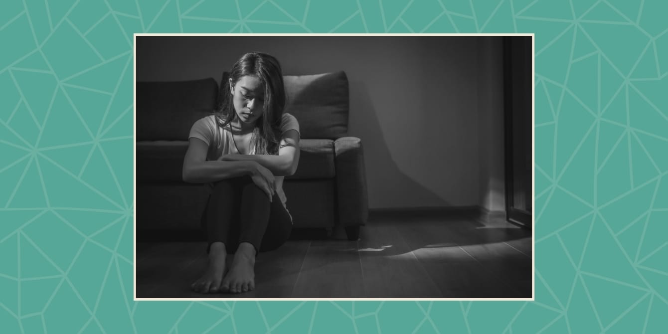 Nearly 1 in 3 parents have considered suicide or self-harm—American parents are in crisis Self-harm: A woman struggling with mental health issues and depression