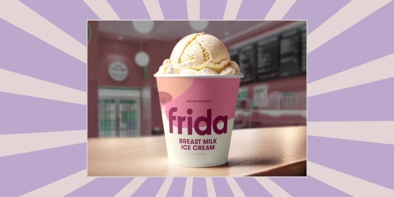 Frida’s launched “breast milk” ice cream and this former breastfeeding mom has questions Frida Breastmilk Ice Cream
