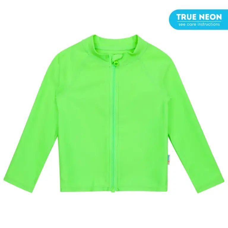 SwimZip Kids UPF 50+ Long Sleeve Zipper Rash Guard