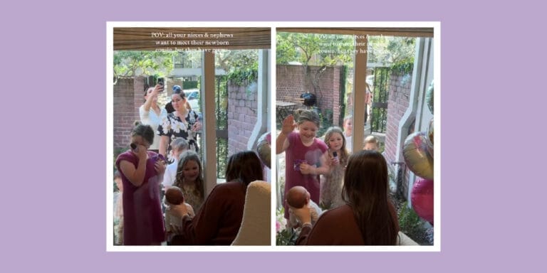 Mom blocks visitors from meeting her baby—and accidentally creates a moment no one will forget Newborn visitors