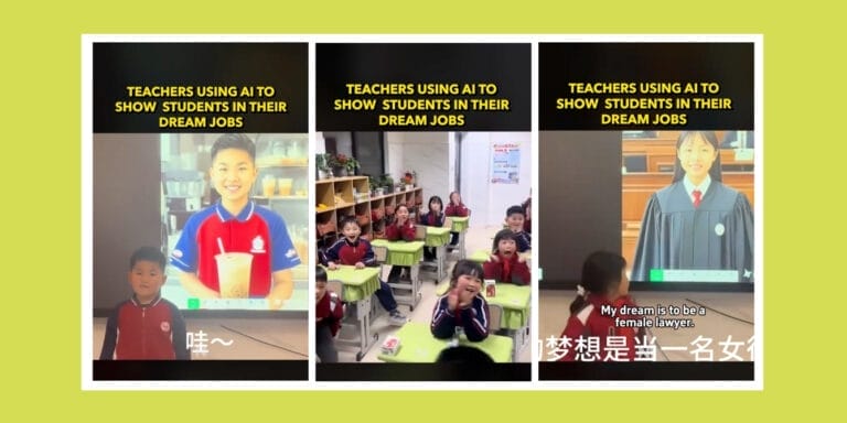 Kids see themselves in their dream jobs for the first time—thanks to one teacher’s genius use of AI kids see themselves in dream jobs using ai