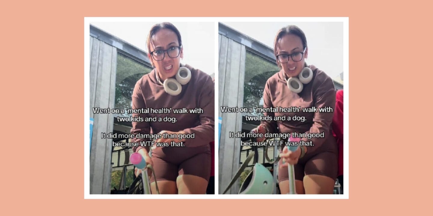The ‘mental health walk’ that wasn’t: this mom’s viral tiktok is our collective parenting nightmare mental health walk