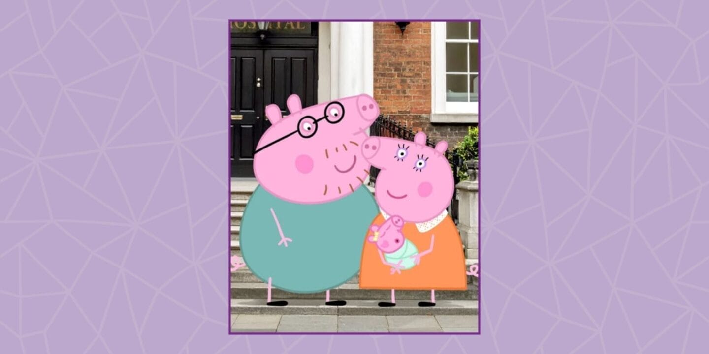 Peppa Pig’s baby sister has arrived—and her name comes with a touching backstory Peppa Pig - A picture of her parents