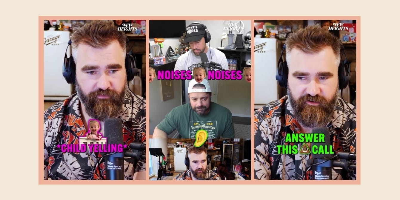 Jason Kelce interrupts podcast to answer his toddler’s urgent potty request Jason Kelce