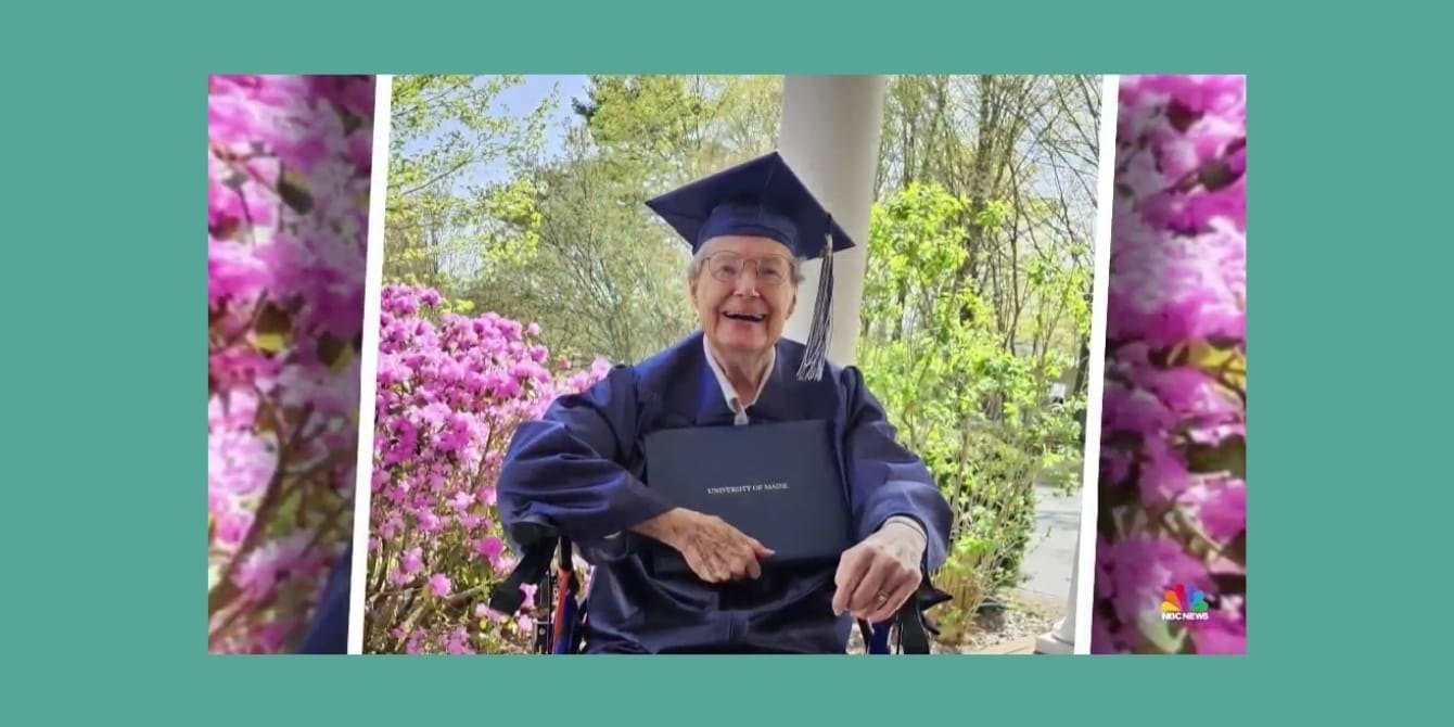 88-year-old mom finally graduates after being denied her diploma while pregnant Motherhood - 88-year-old denied graduates for being pregant finally graduates 65 years later