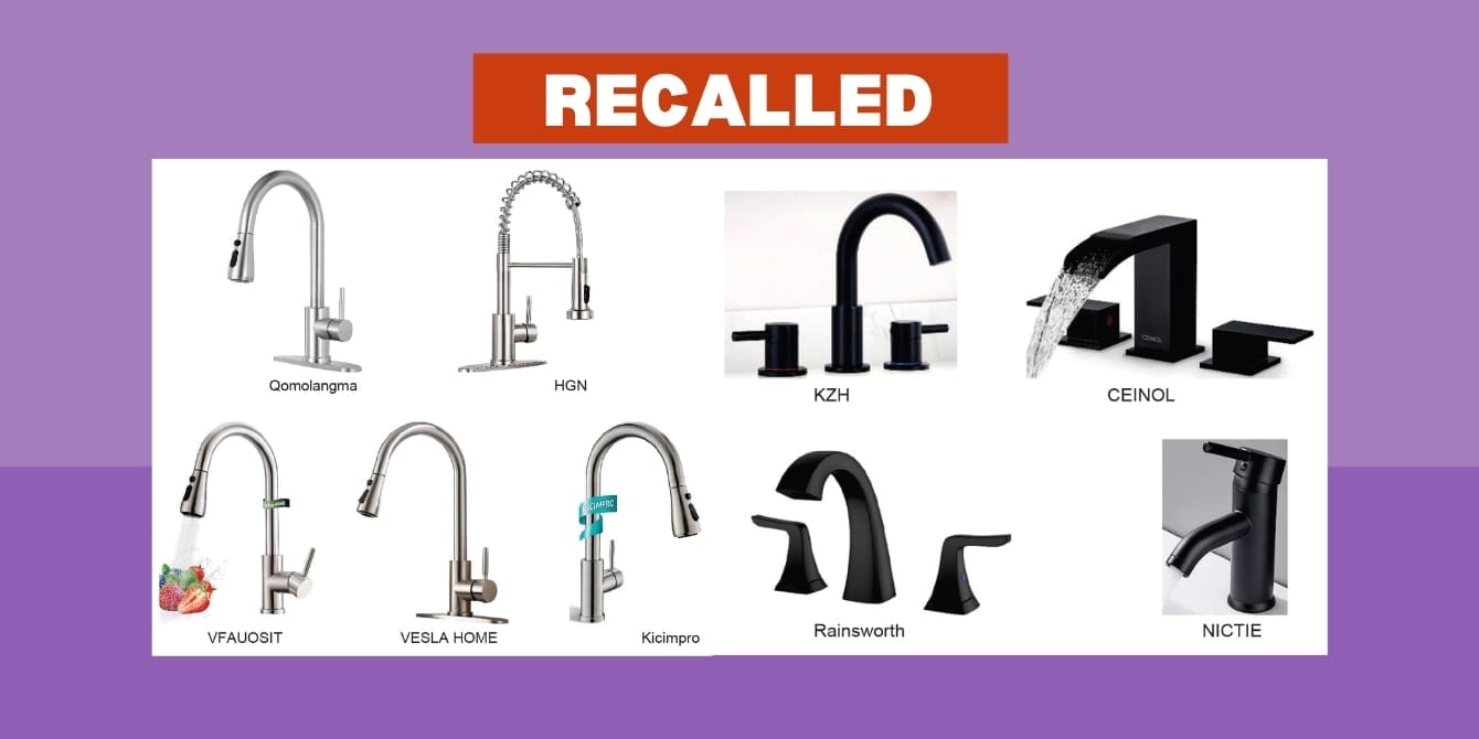 CPSC recalls Amazon faucets over lead exposure risk to babies, kids, and pregnant women CPSC faucet recall