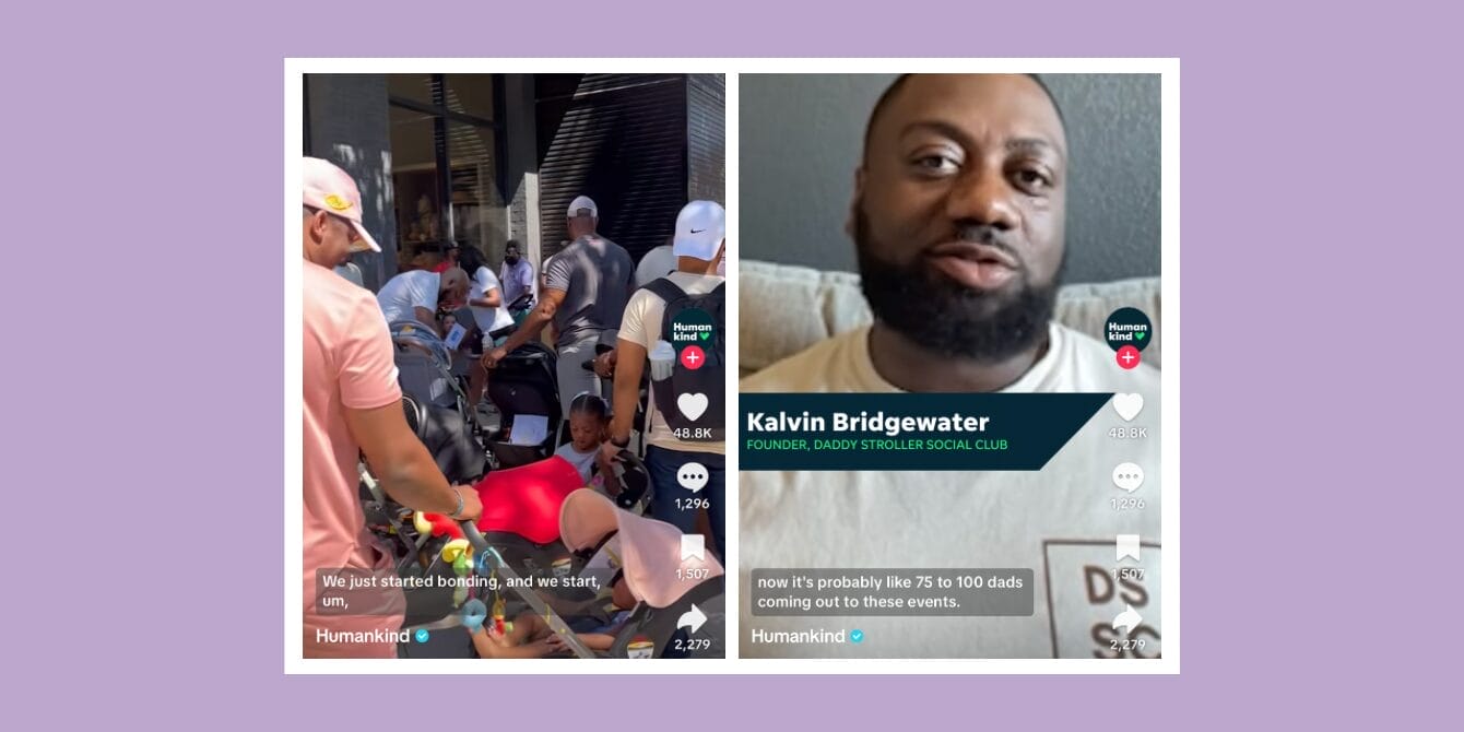 This dad’s stroller walks helped normalize postpartum support for fathers dad talking about paternal postpartum mental health