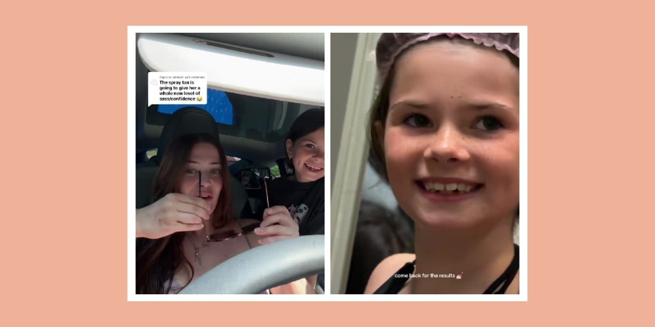 The internet exploded over this 7-year-old’s spray tan—but the parenting debate runs deeper 7-year-olds spray tan sparks debate