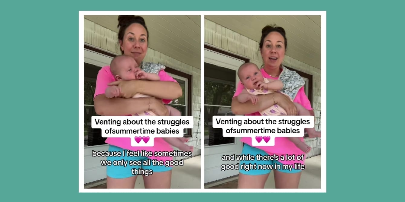 Summer with a newborn isn’t all sunshine—moms are quietly struggling with this unexpected shift viral tiktok mom talking about summer with a newborn