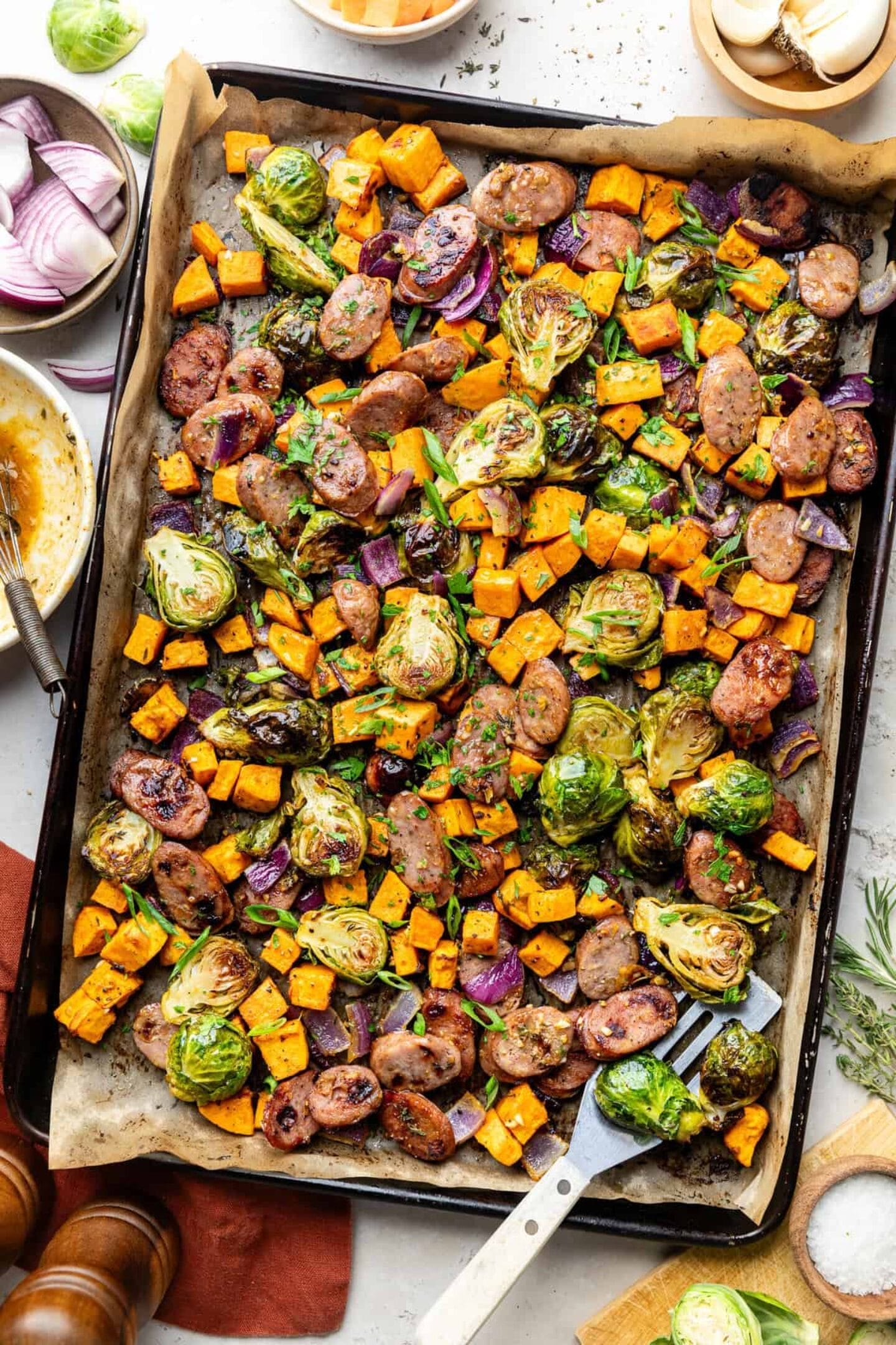 All the Healthy Things Fall Sheet Pan Dinner - Motherly