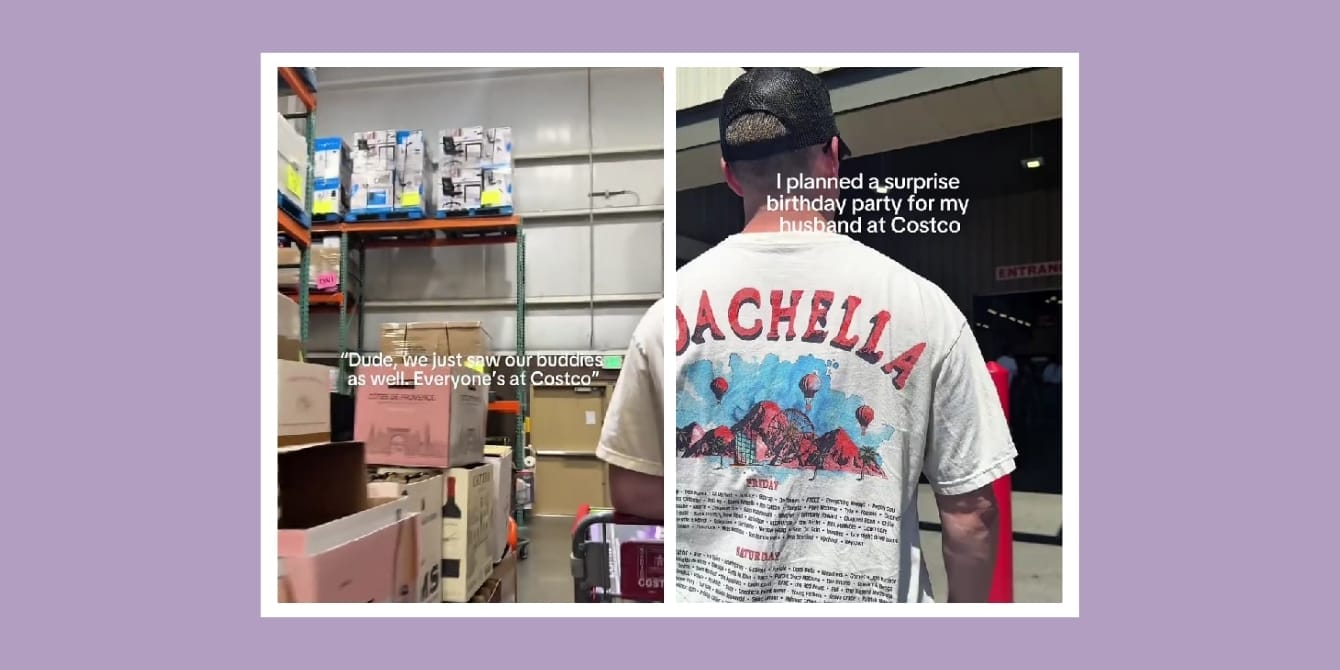 Friends throw a surprise birthday at Costco—complete with hugs, pizza, and plenty of shopping carts Costco