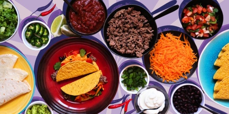 Make-your-own food stations that double as party entertainment food station ideas