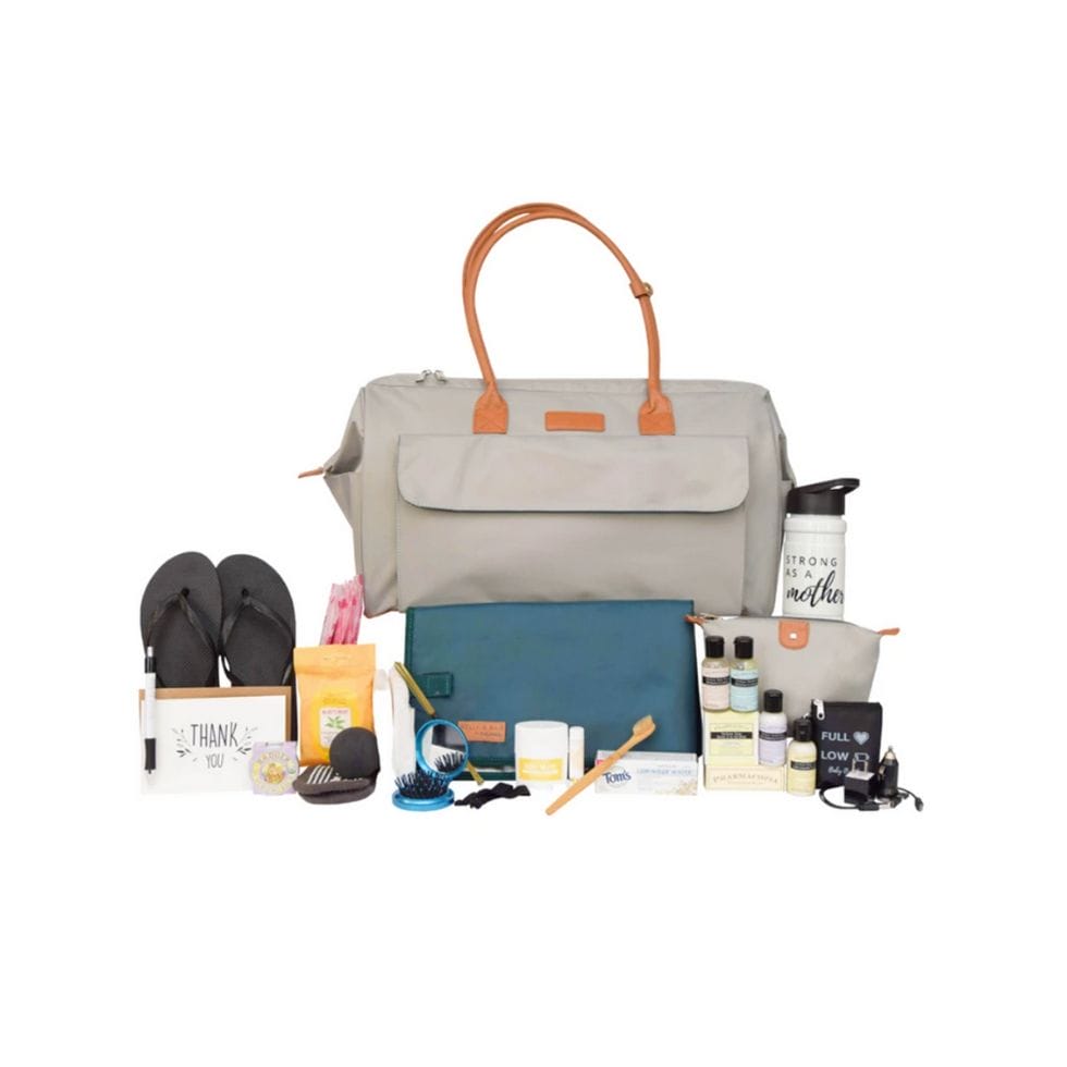 packed birth bag