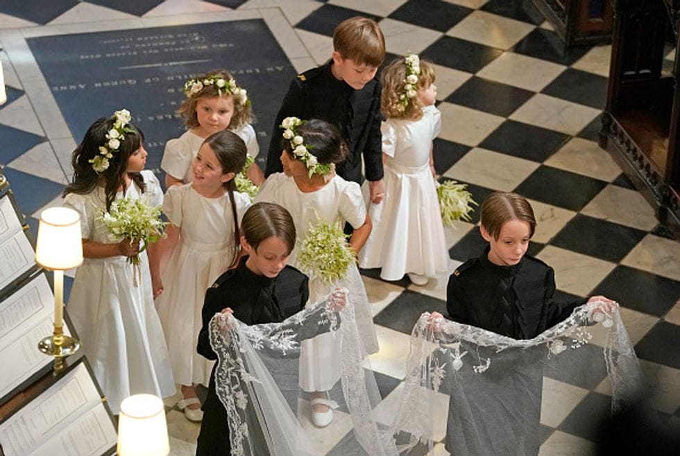 5 photos of kids being kids at royal wedding 3 - Motherly