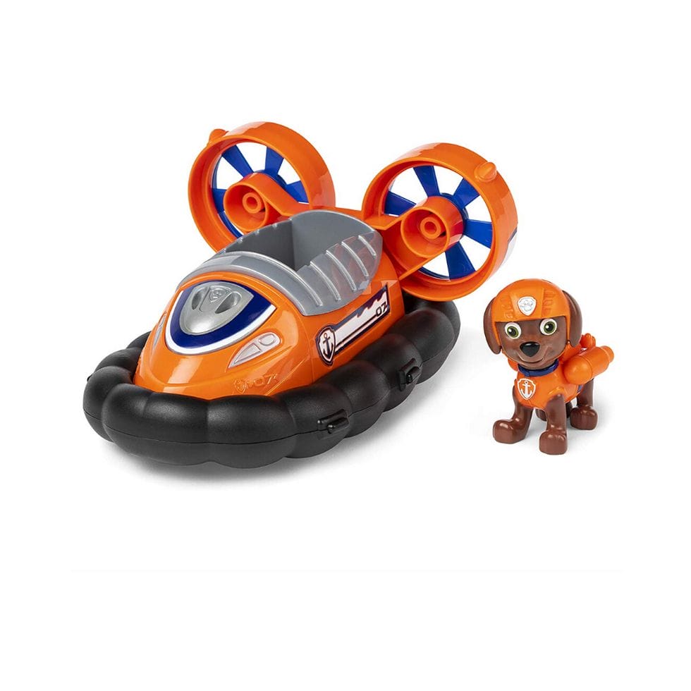 Paw Patrol, Zumau2019s Hovercraft Vehicle with Collectible Figure, for Kids Aged 3 and Up