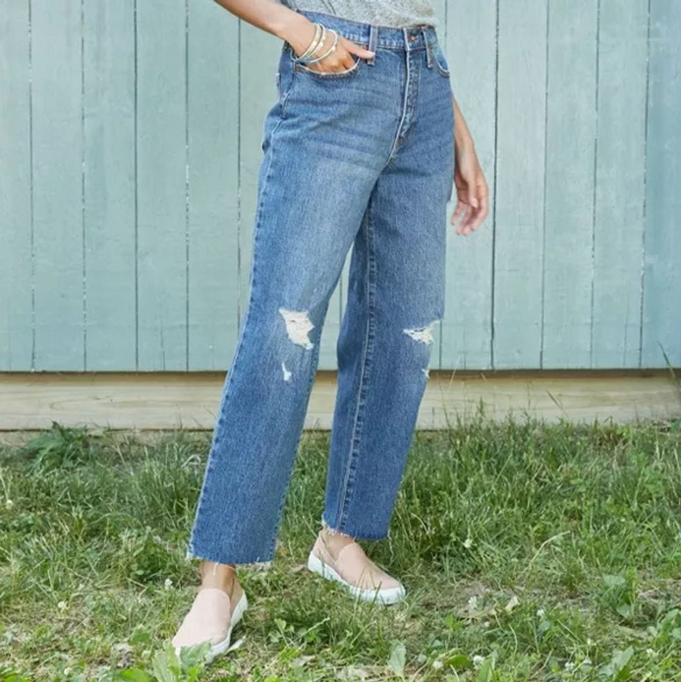 Universal Threadu2122 women's high-rise vintage straight cropped jeans
