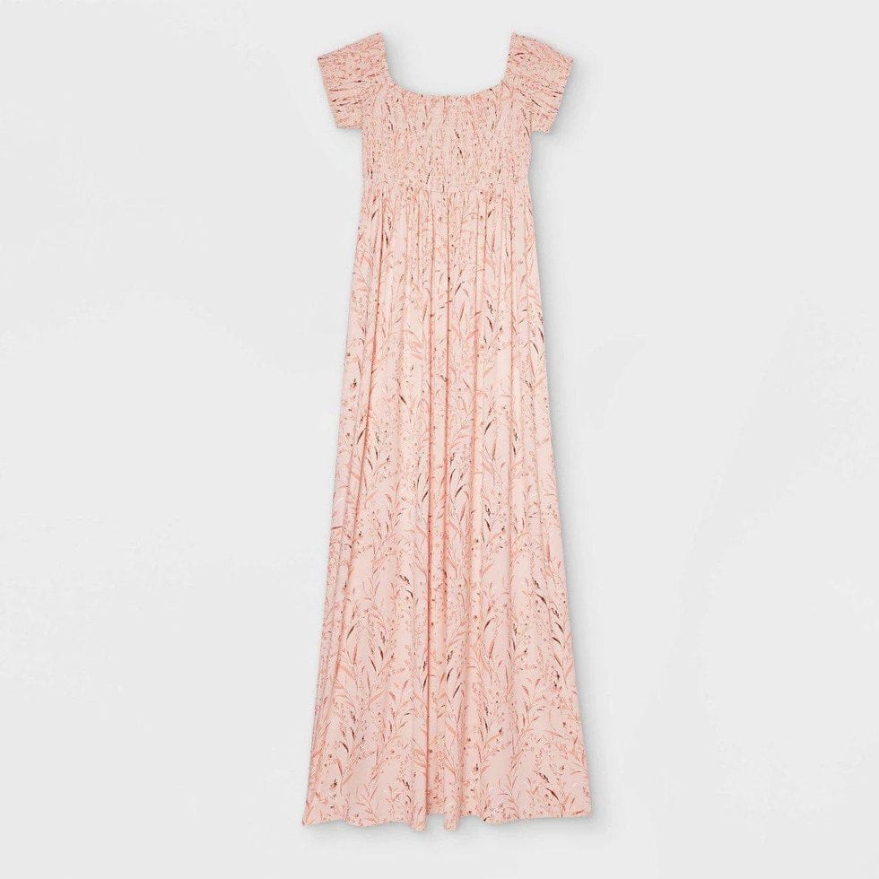Isabel-Maternity-by-Ingrid-Isabelu2122-Floral-Print-Short-Sleeve-Smocked-A-Line-Maternity-Dress
