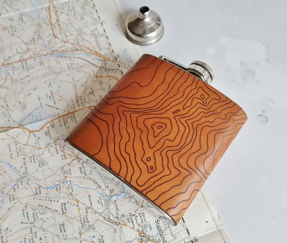 topographic-leather-flask