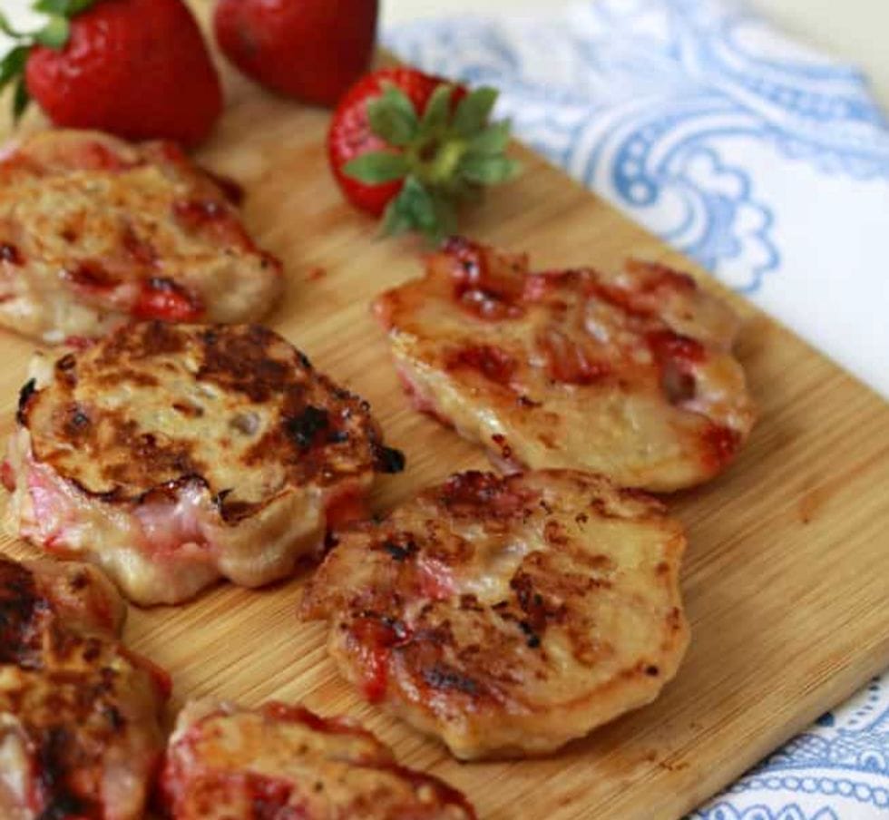 3-Ingredient Strawberry Pan Fritters
