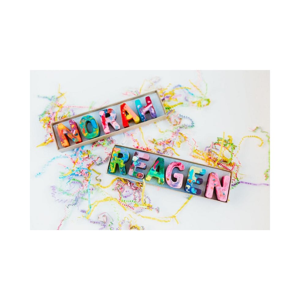 Personalized Back to School Crayon Gift Set