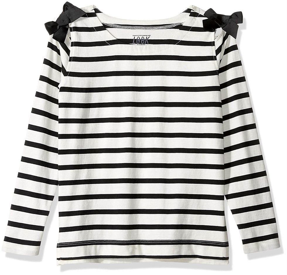 crewcuts striped shirt with bows