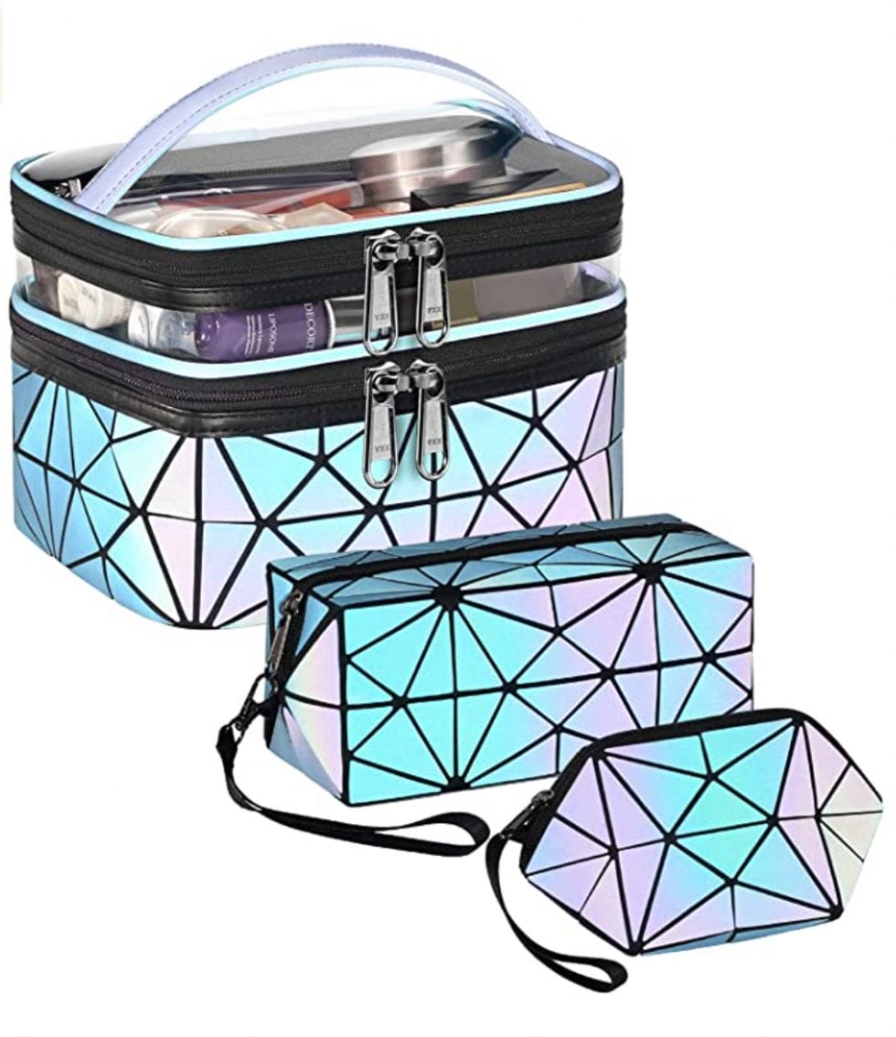 Makeup case + mini makeup bags
