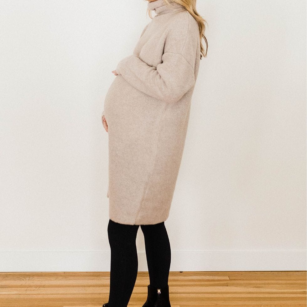 Oriane Sara turtleneck sweater dress