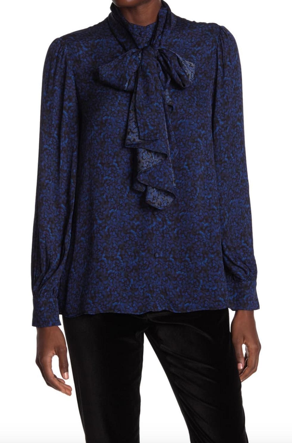 Tammy Removable Tie Long Sleeve Blouse
