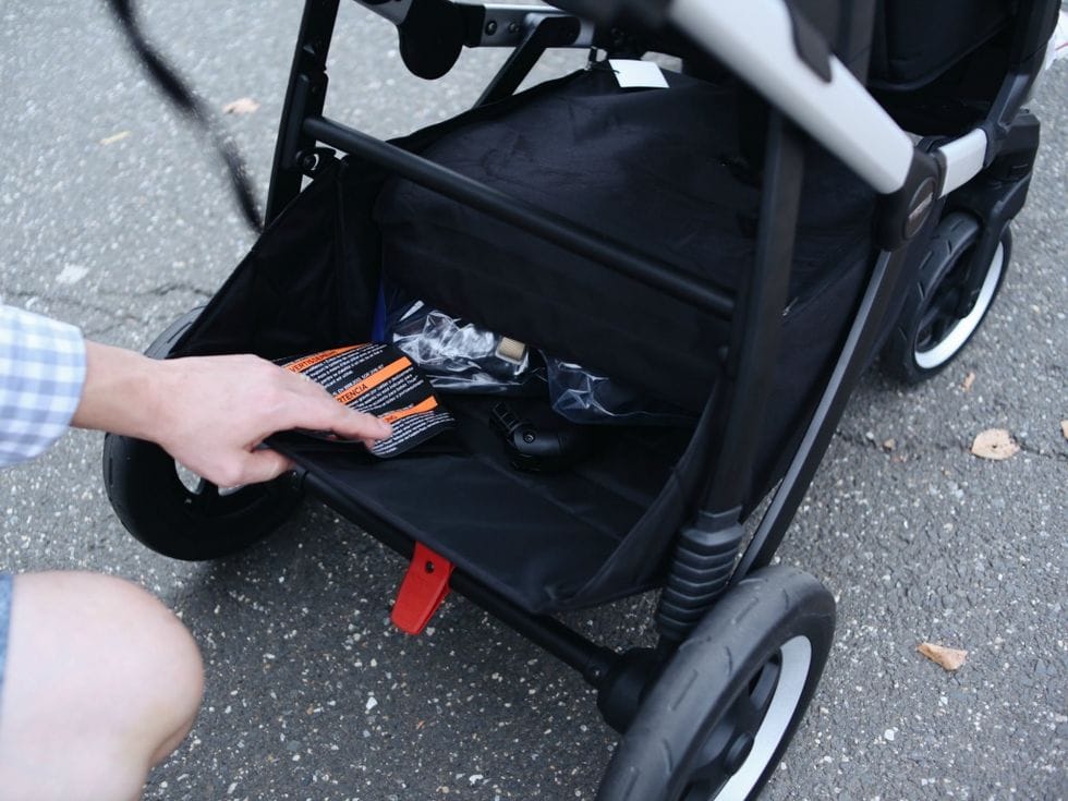 thule sleek double stroller review 3 - Motherly