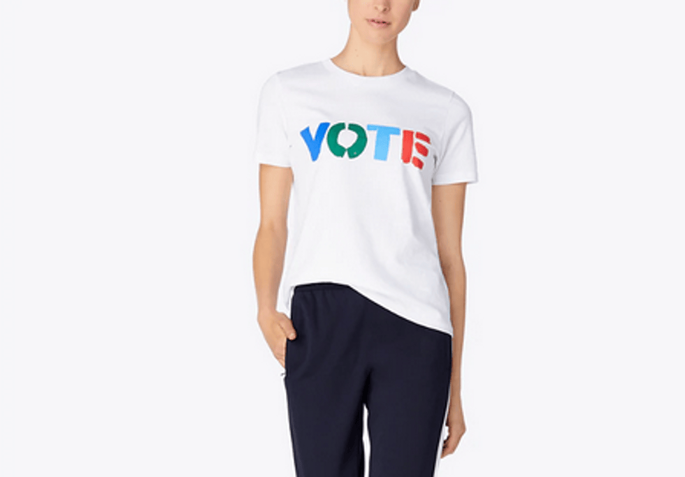 Tory Burch vote t-shirt