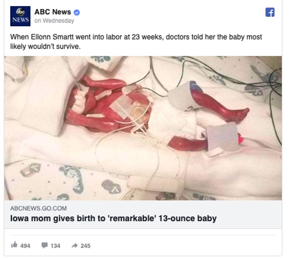 what went viral this week mom donates whole payless store a miracle baby born 4 months early 0 - Motherly